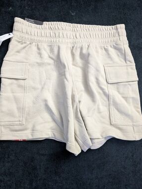 NWT! DKNY Tan Cargo Sweat Shorts Size XS